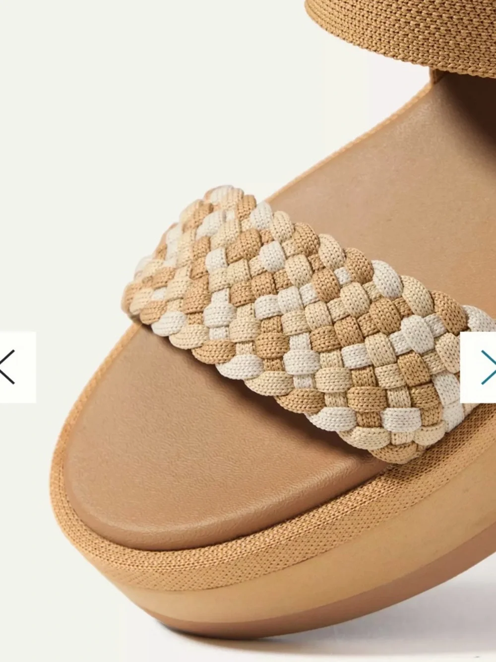 Rothy's The Lightweight Wedge Sandals, Light Sand, 7.5 - Picture 5 of 11